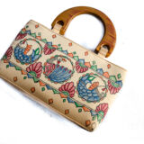 Madhubani Painting hand bag, Mithila painting hand bag for girls and women