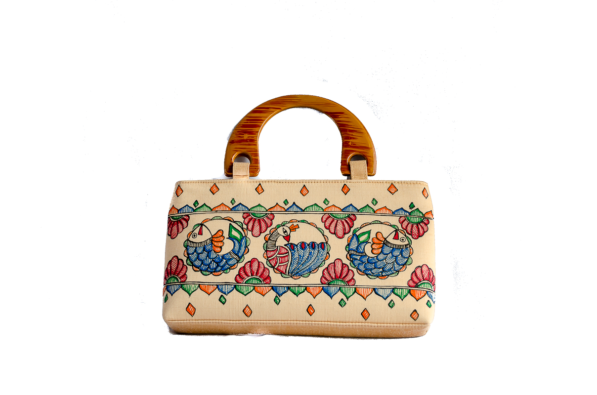 Mithila Painting Lady Design Jute Bag - Etsy