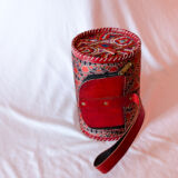 Kutch Leather Embroidery/beadwork Purse Round