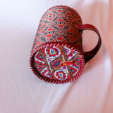 Kutch Leather Embroidery/beadwork Purse Round