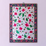 Meenakari Painting Wall Hanging Flower Theme