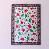 Meenakari Painting Wall Hanging Flower Theme