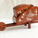 Warli Coaster – Cart Wheel Design