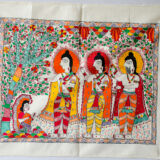 Madhubani/Mithila painting Wall Hanging ( Ahilyaa Udhaar).