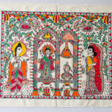 Madhubani/Mithila painting Wall Hanging (Guari Puja)