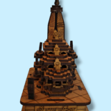 Shri Ram Mandir Ayodhya 3D Model, 5″