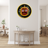 Rajasthani Pichwai Painting Wall Decor, Jaganath Ji